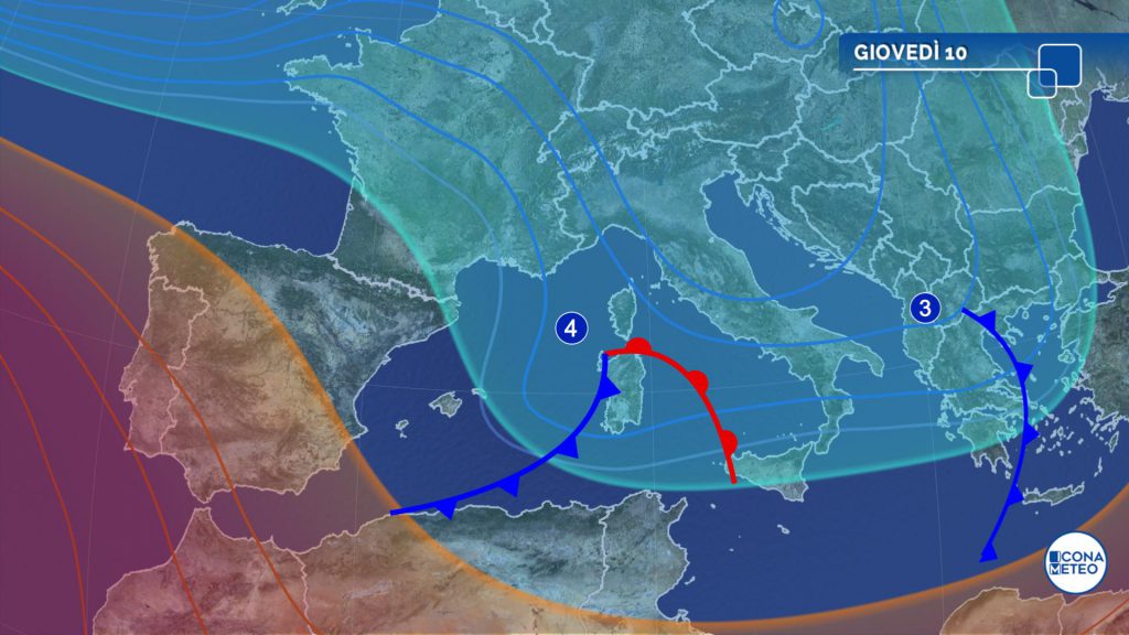 meteo giovedì