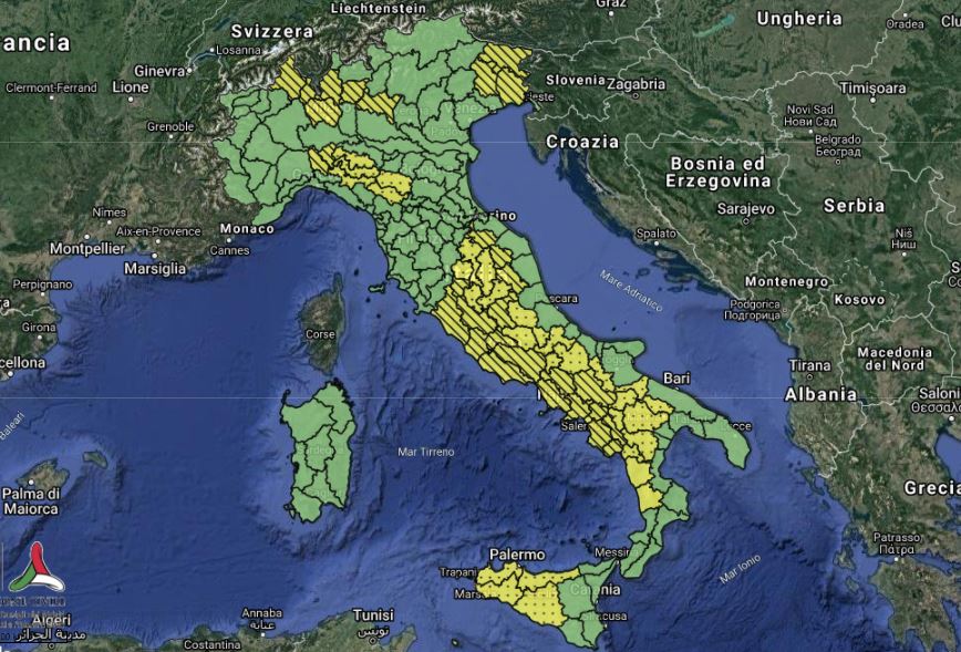 Meteo: Domenica Di Forte Maltempo, Molte Le Regioni In Allerta