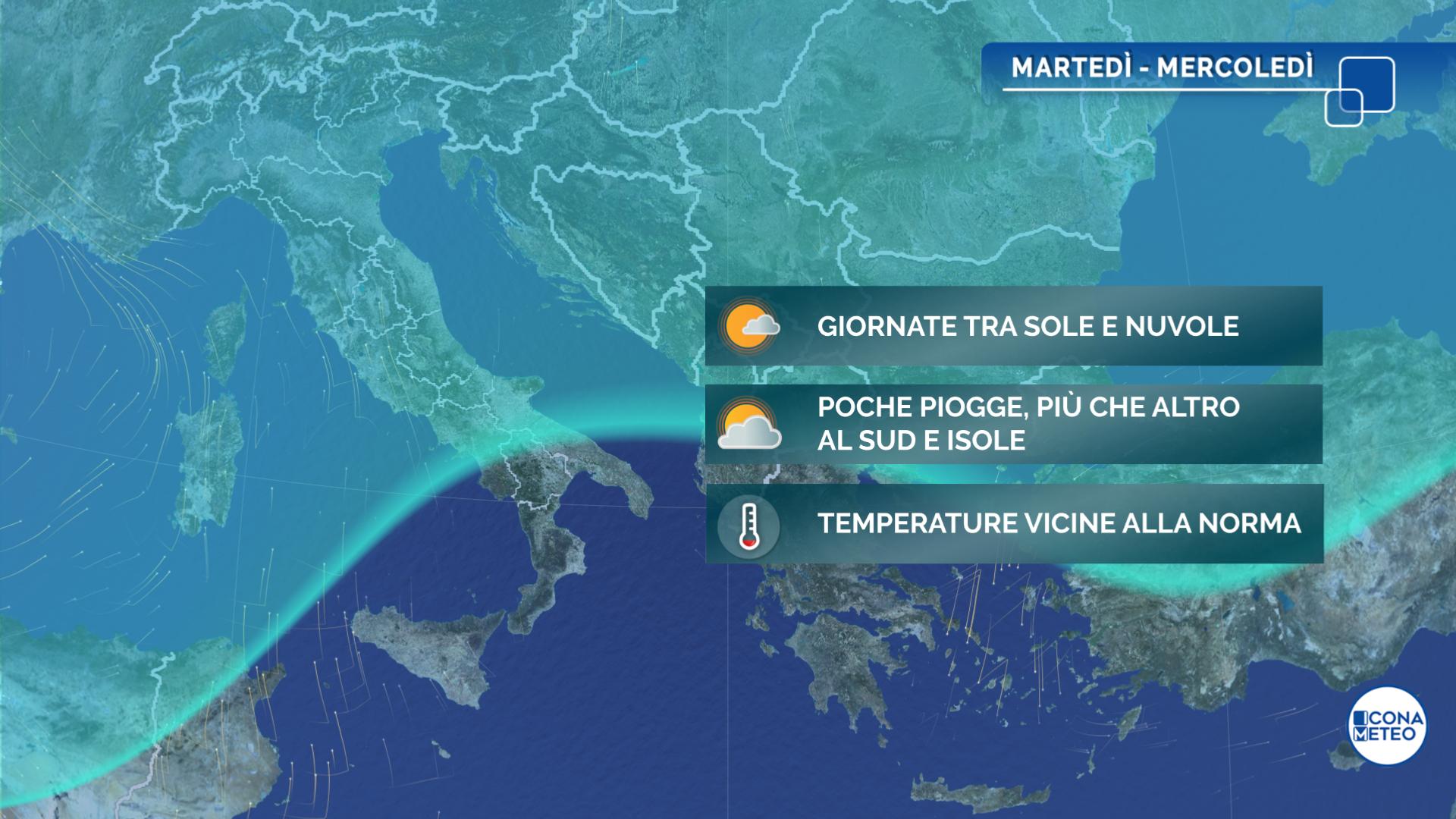 Scena Meteo Con Poche Piogge E Pi Sole Al Centro Nord I Dettagli