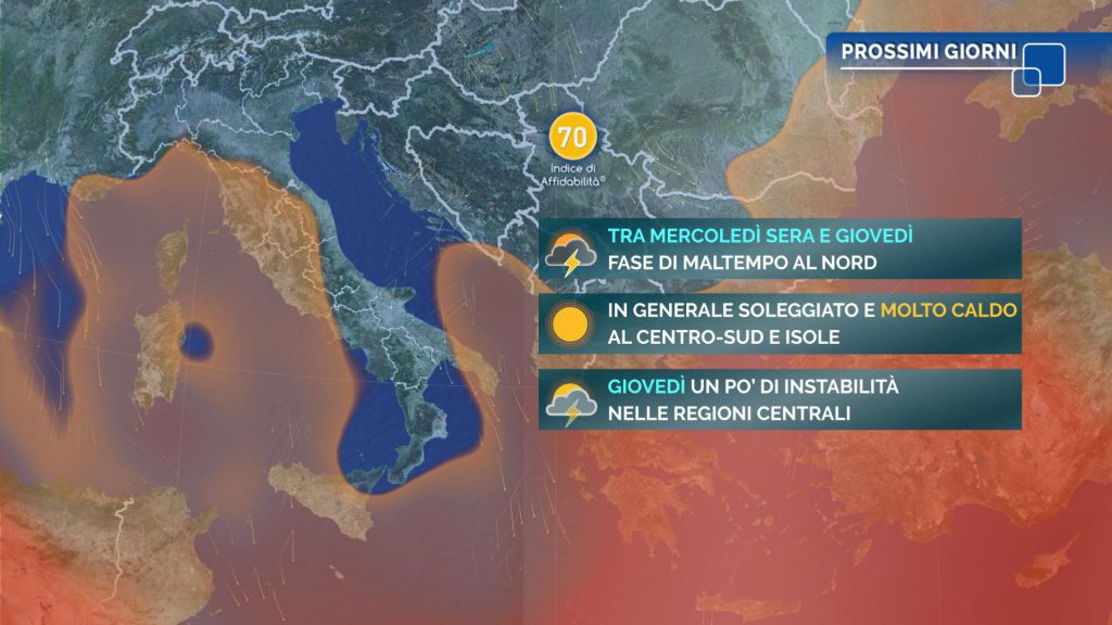 Meteo Ferragosto: Temporali Al Nord E Caldo In Aumento Al Sud - Icona Clima