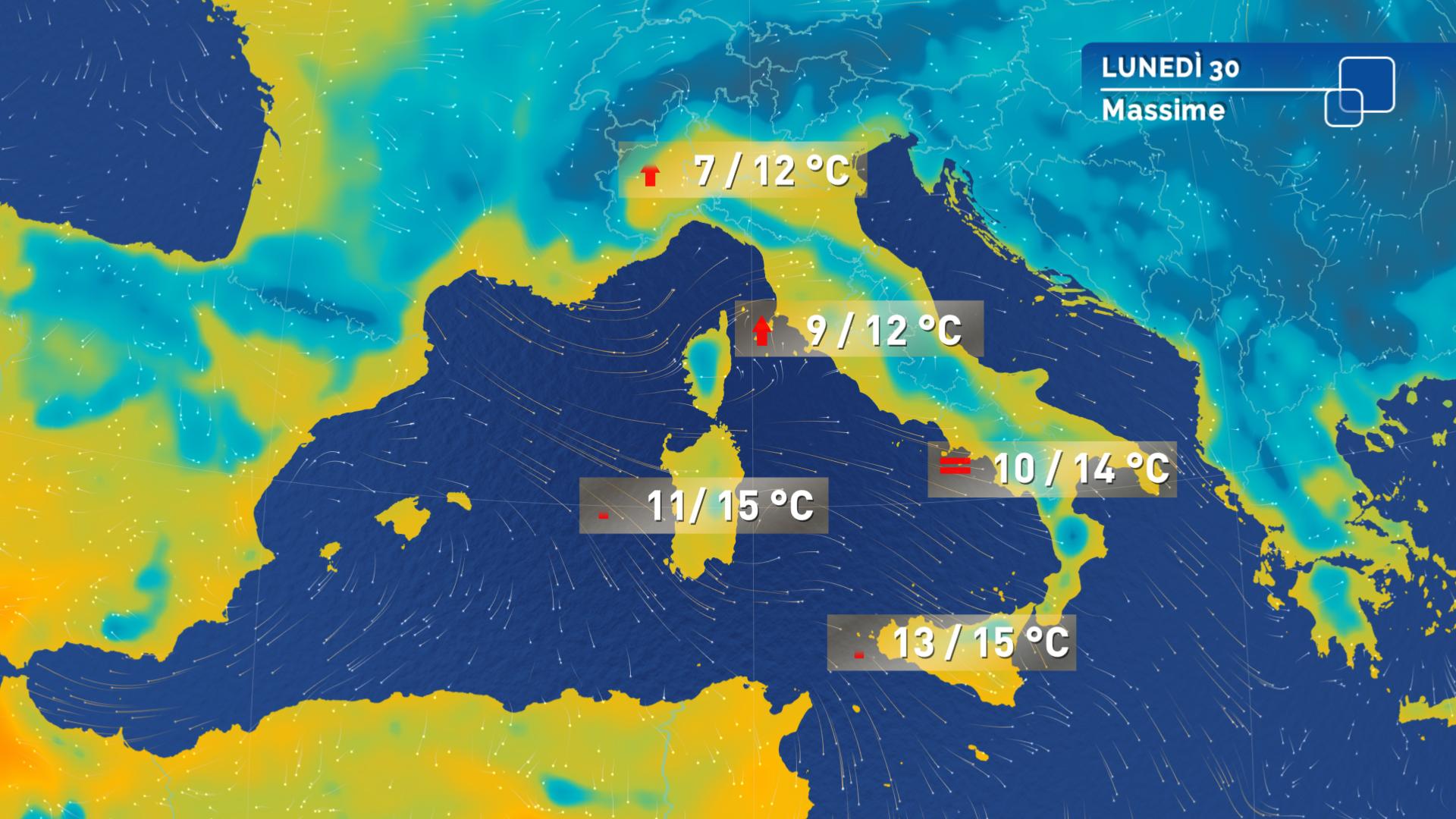 Meteo, Anticiclone E Clima Meno Freddo. Martedì Poche Piogge