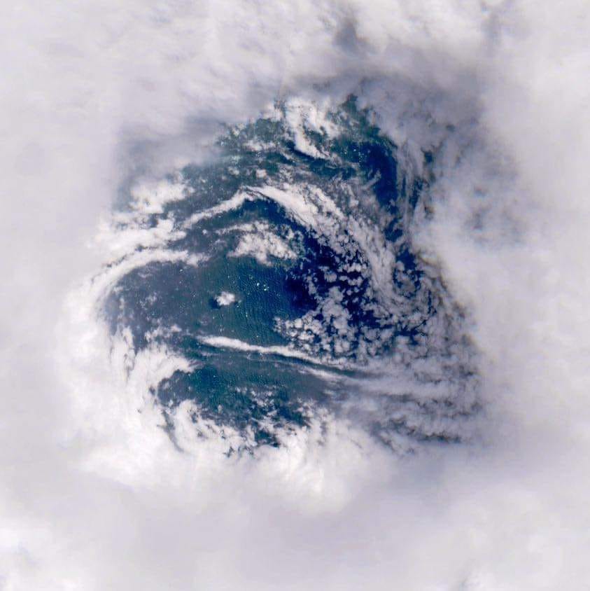 L'Occhio dell'Uragano Beryl dal satellite Copernicus Sentinel 2 