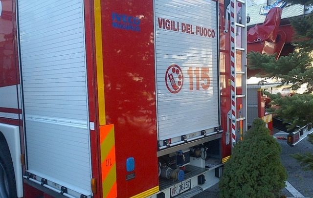 Vigili del Fuoco in azione. Foto ANSA