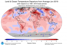 giugno 2019 caldo record