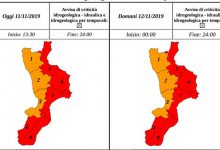 maltempo allerta calabria