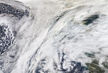 vortice polare sul regno unito e l'irlanda