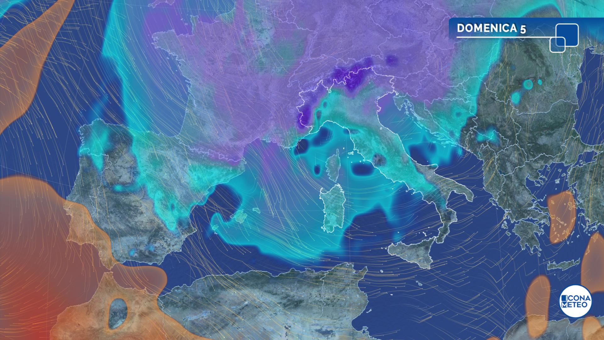 Meteo: Forti Venti, Piogge E Neve Anche Sotto I 1000 M. Gli Aggiornamenti